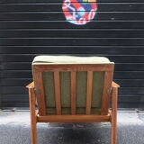 Oak armchair from the 1960