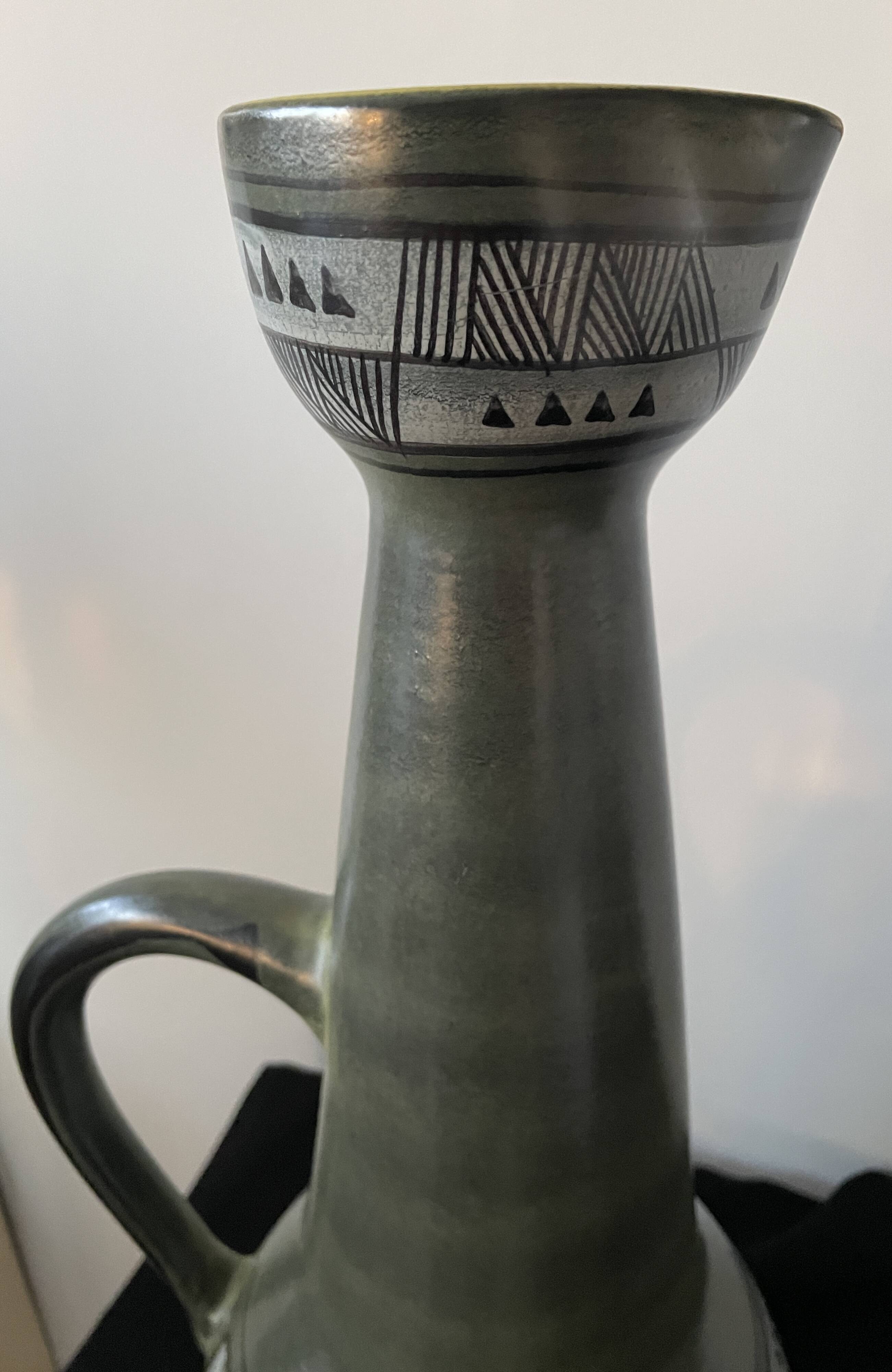 Large Fernand Elchinger vase 48.5 cm