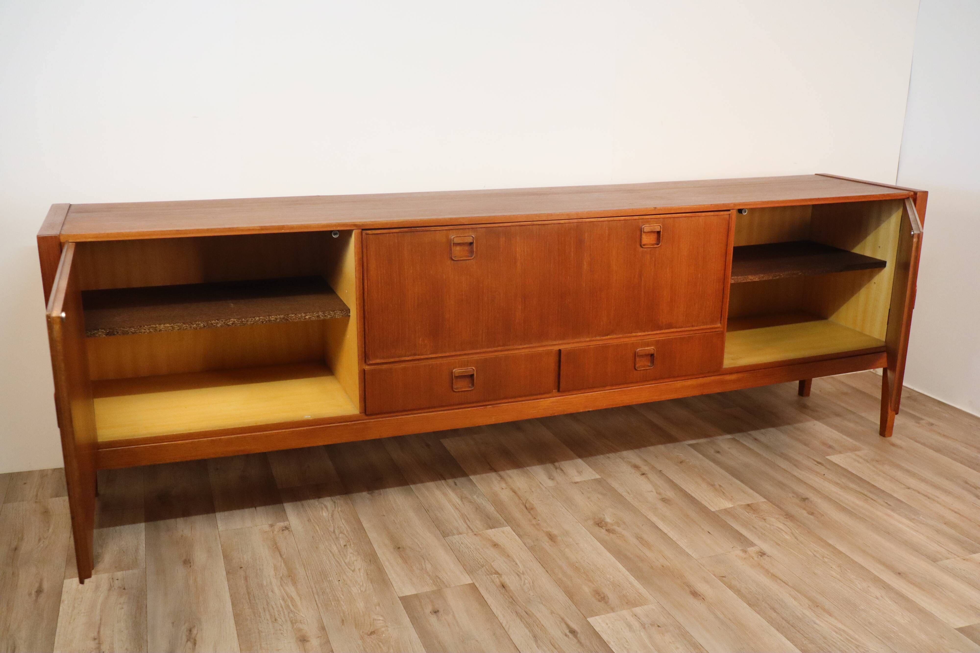 Scandinavian enfilade by Rudolf Bernd Glatel edition Fristho 1960 in teak