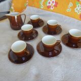 Coffee service with milk jug Villeroy & Boch model bistro 1960s