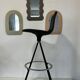 ENEA High design stool in grey colour