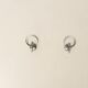 Pair of vintage chrome metal wall lights, France, 1970.