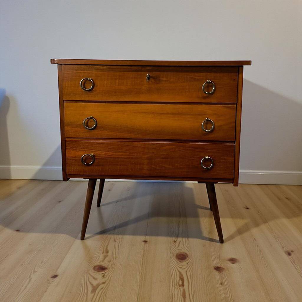 Vintage wooden mini chest of drawers