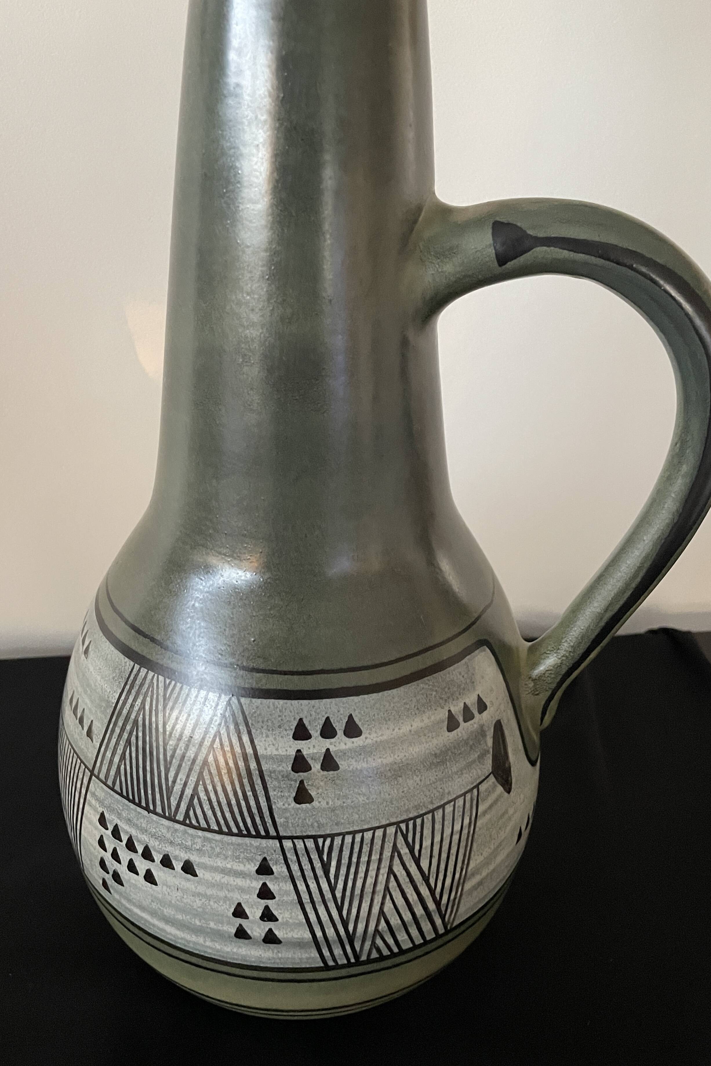 Large Fernand Elchinger vase 48.5 cm