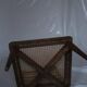 Chaises 1950 chêne, cannage et scoubidou