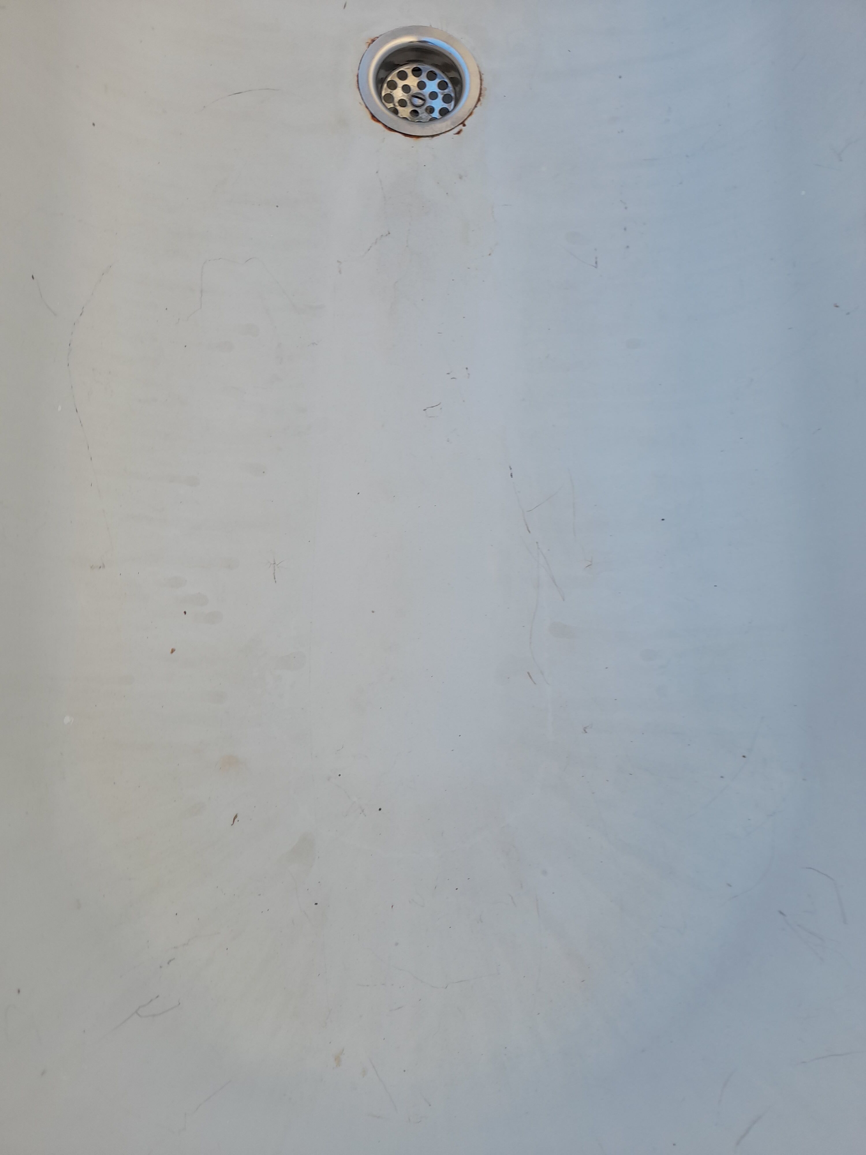 Old enamelled cast bath 19th