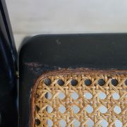 Chaise pliante cannée vintage