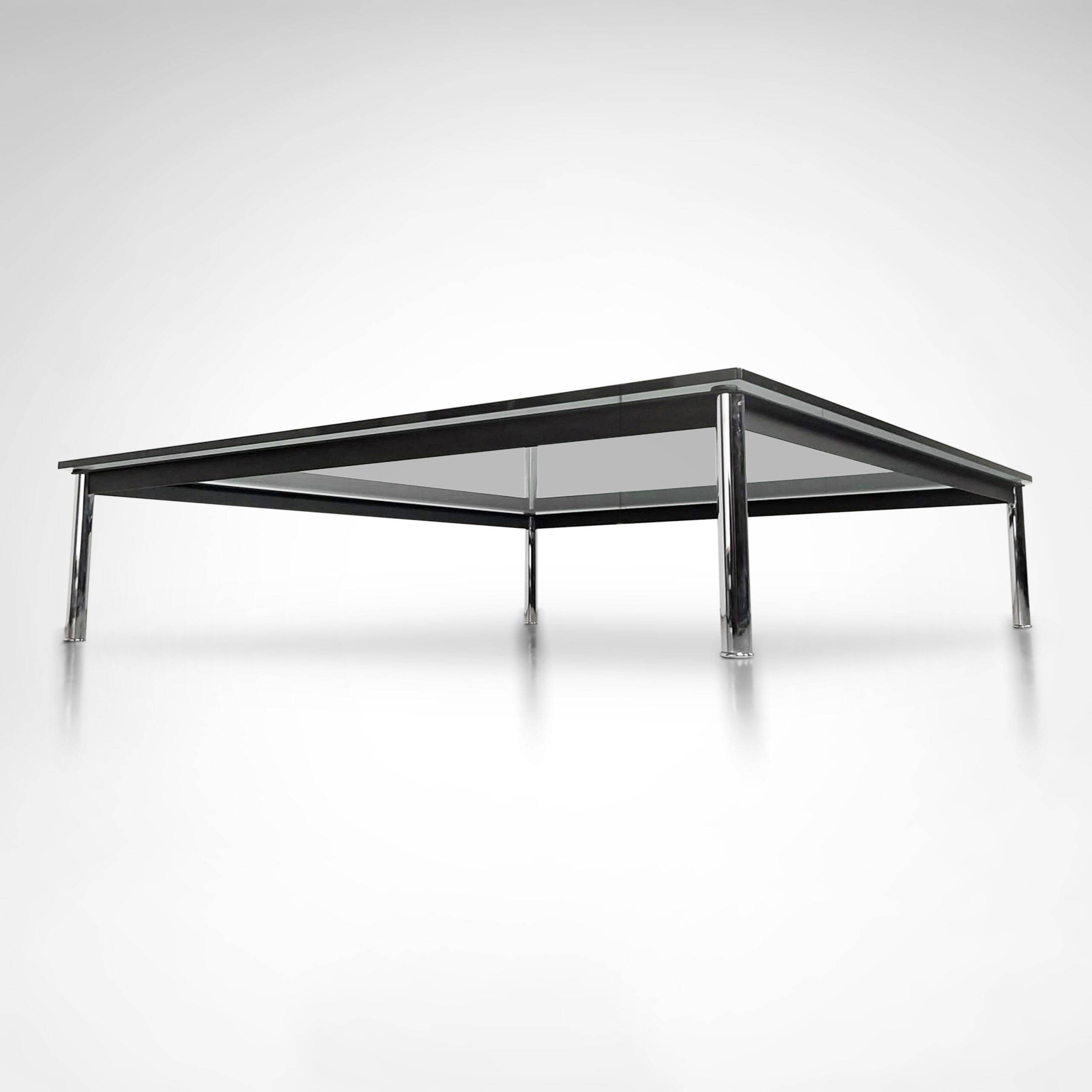LC10 coffee table by Le Corbusier et al for Cassina 1990s