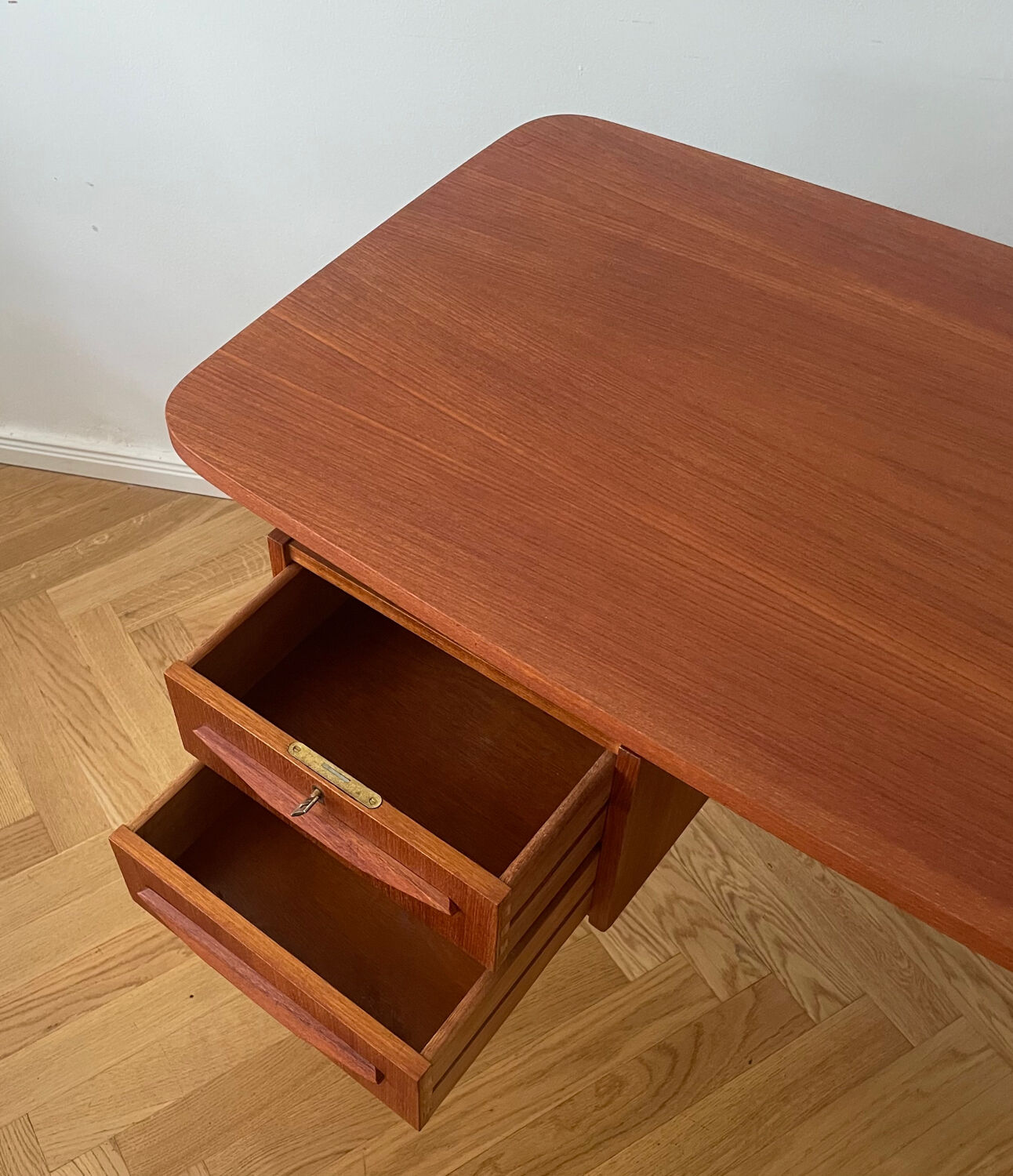 Danish Desk in Teak by Tibergaard 1960s