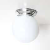 Opaline platyin ball on stainless base