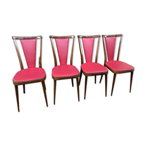 4 chaises art deco 1950