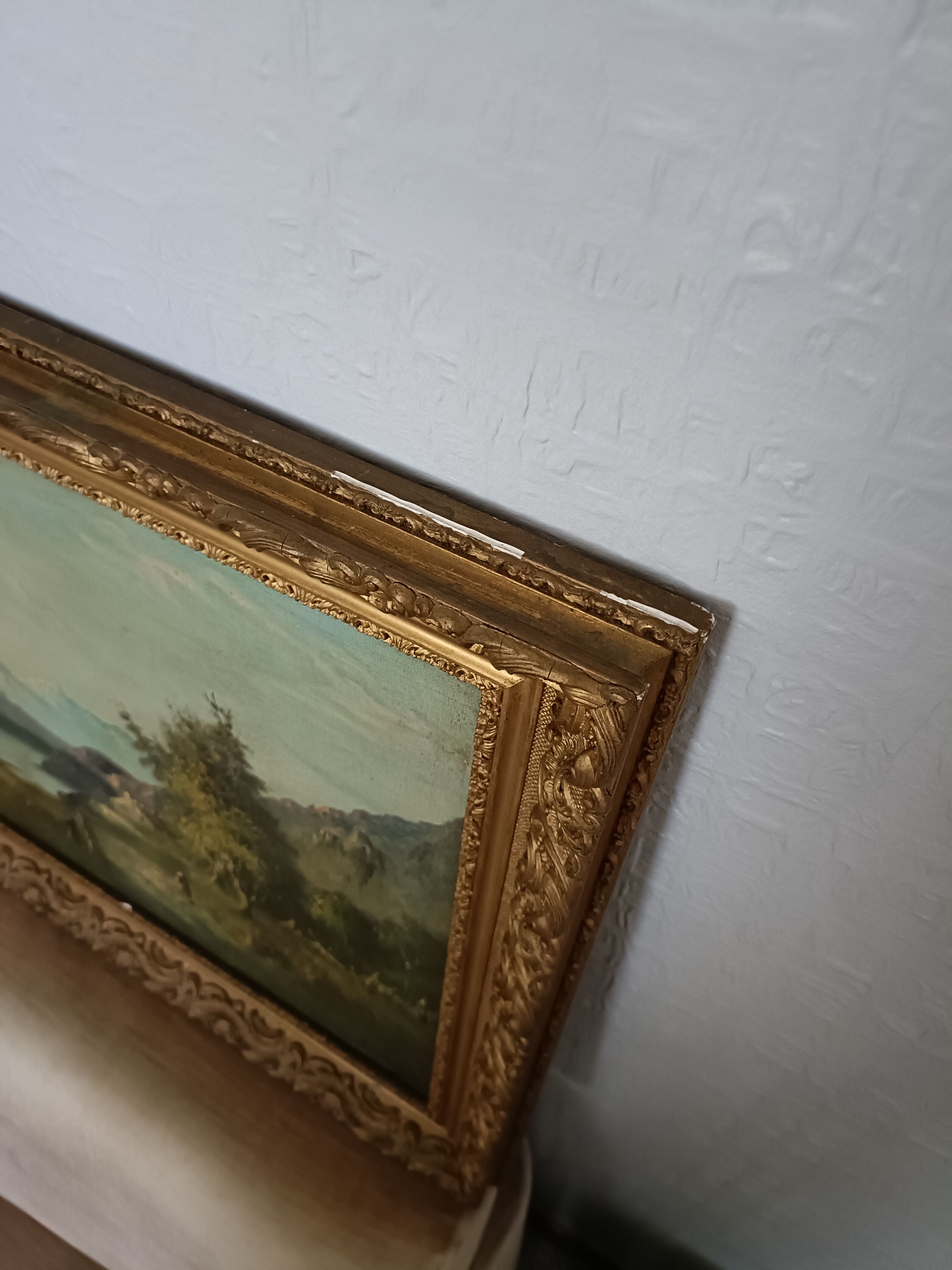 Oil on canvas by artist C. Lion