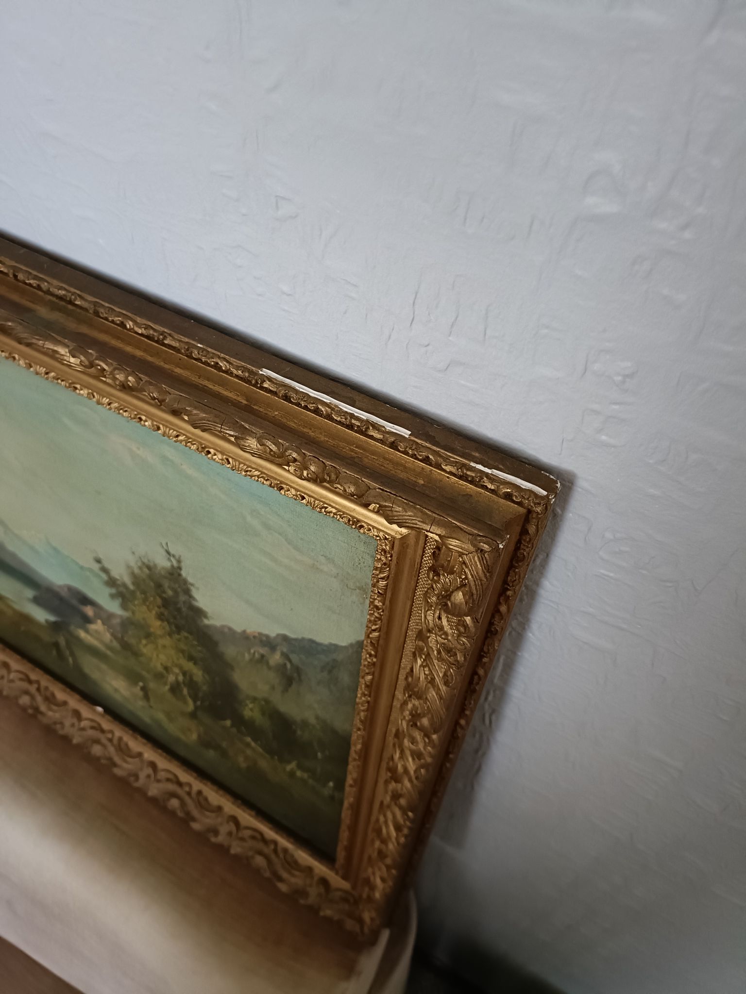 Oil on canvas by artist C. Lion