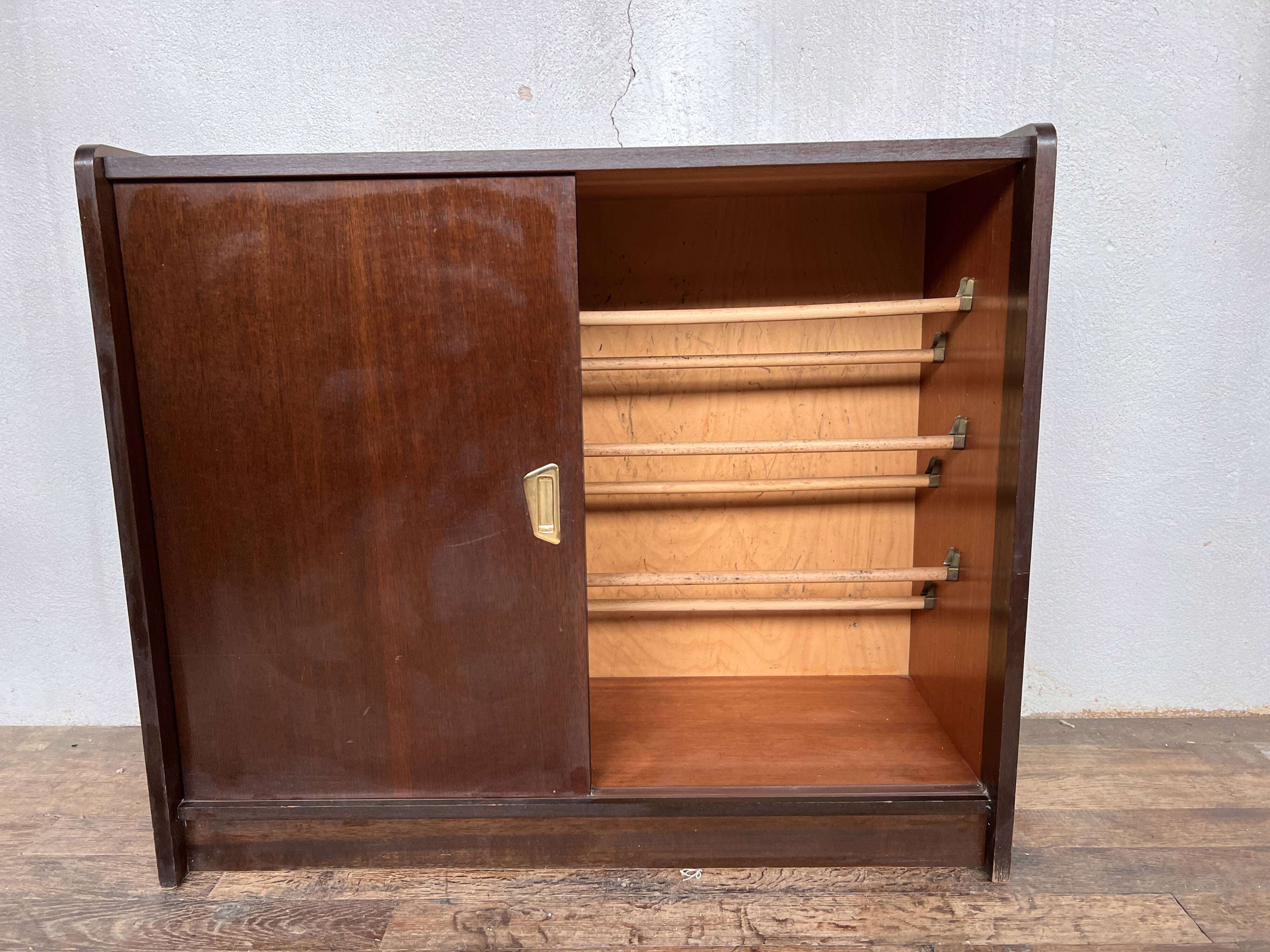 Vintage shoe cabinet