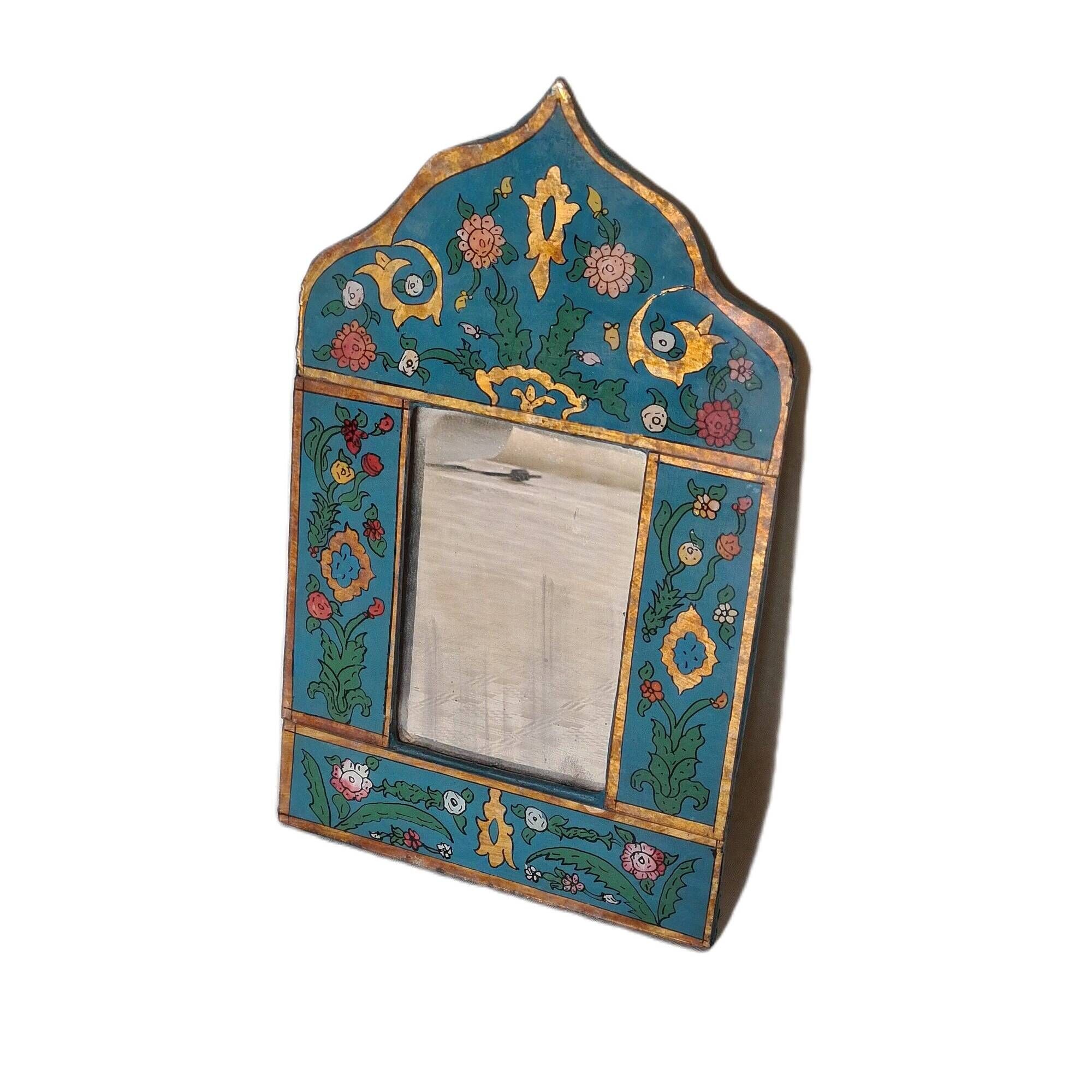 Vintage hand painted Moroccan Mirror, from the 1960s/70s