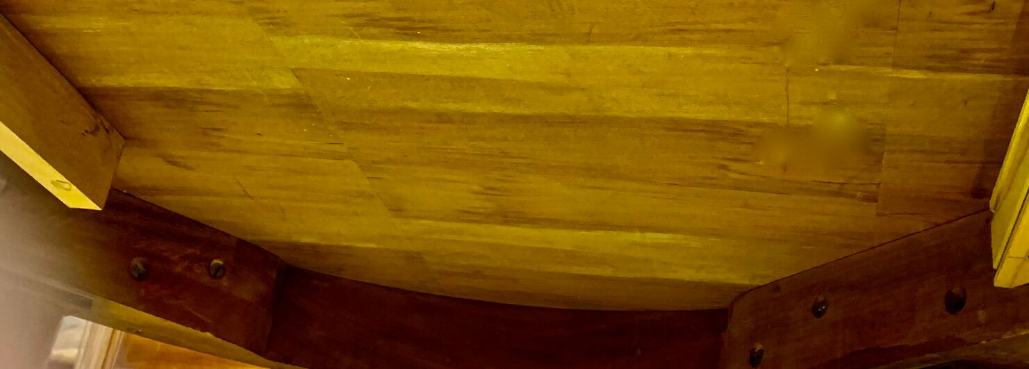 Oval dining table 1960 with 4 extensions, precious wood marquetry