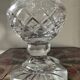 Large vase in chiseled Bohemian crystal 35cm