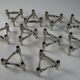 Lot of 10 BMF Nagel 1970 modular candlesticks