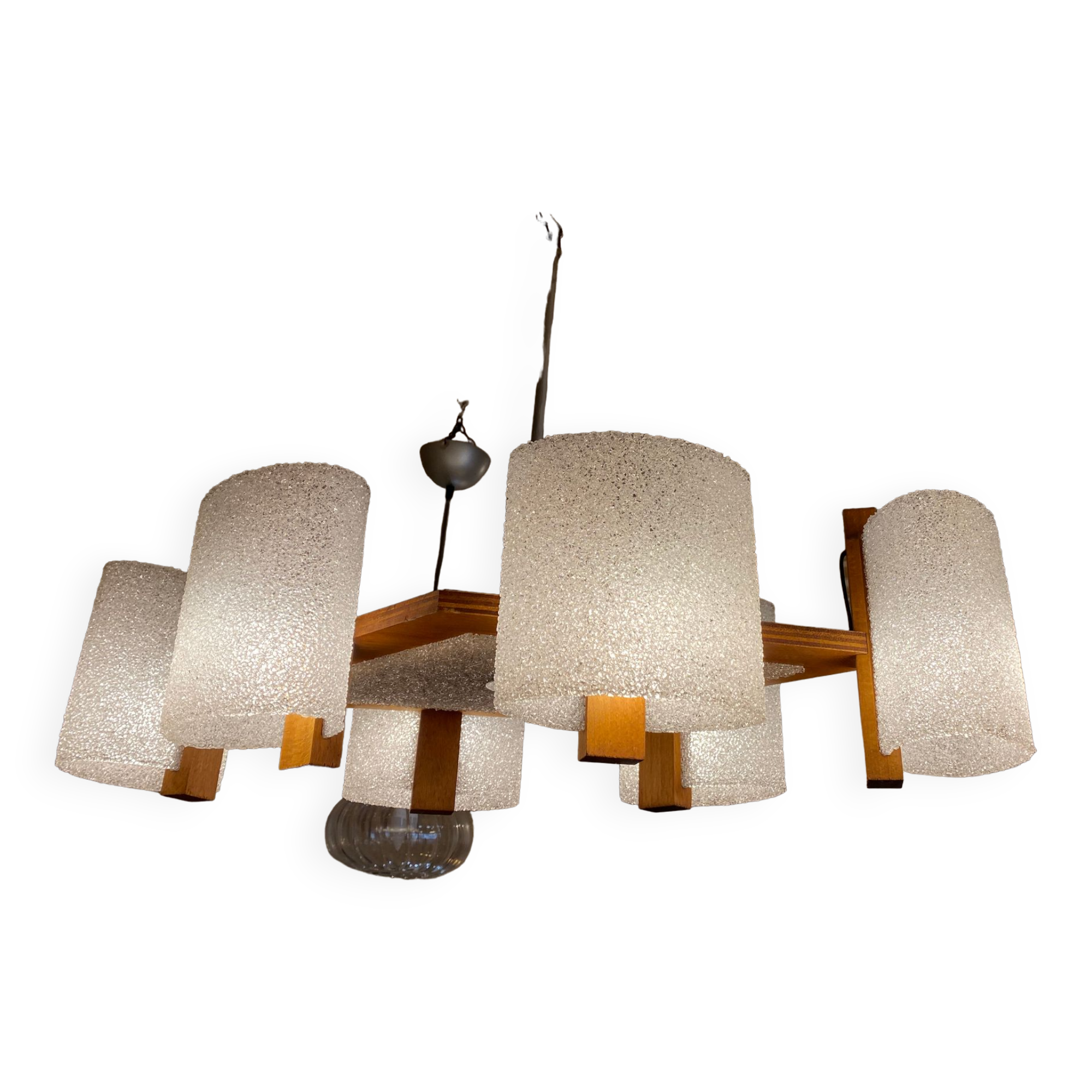 Lustre en lucite scandinave