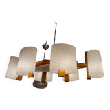 Scandinavian lucite chandelier