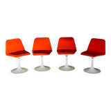 4 chaises tulip - Börje Johanson