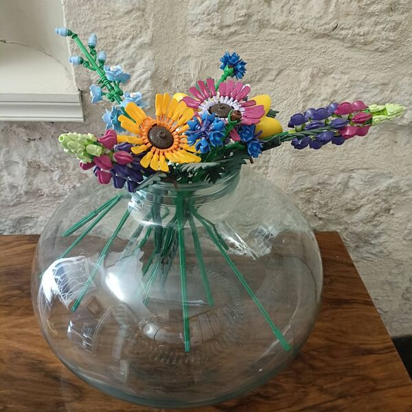 Grand vase, bonbonne en verre