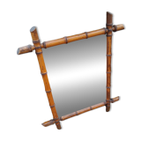 Old bamboo style mirror