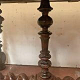 Louis XIII desk table in carved walnut 19th century
