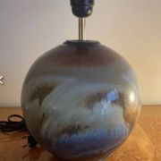 Pied de lampe en céramique artisanale