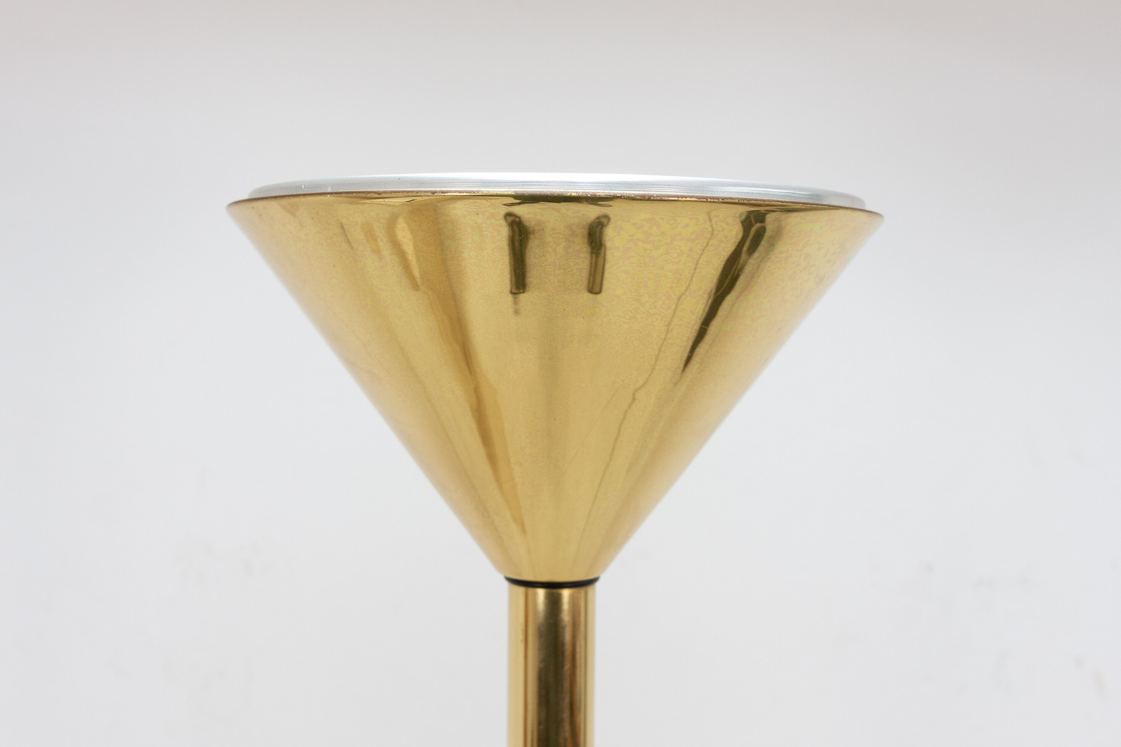 Vintage Brass Floor Lamp, 1974