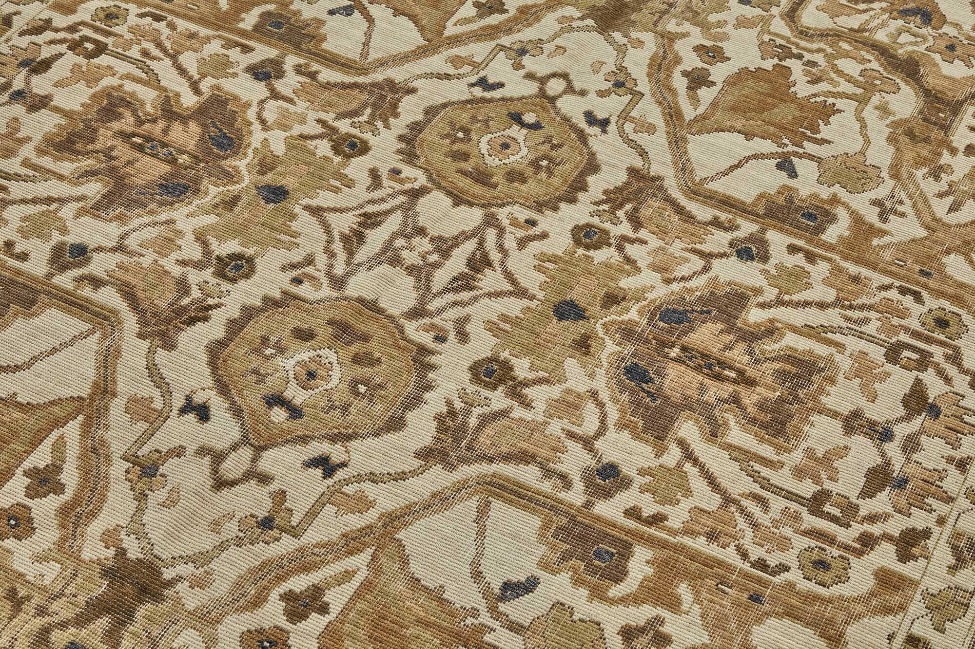 Turkish Handcrafted Loom Oushak Rug 201 cm x 298 cm