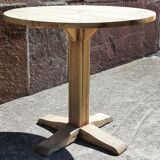 Side table or Art Deco pedestal table.