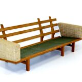 Oak ge-236 sofa, Hans J. Wegner, Getama, 1960