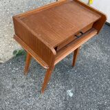 Bedside table with compass feet