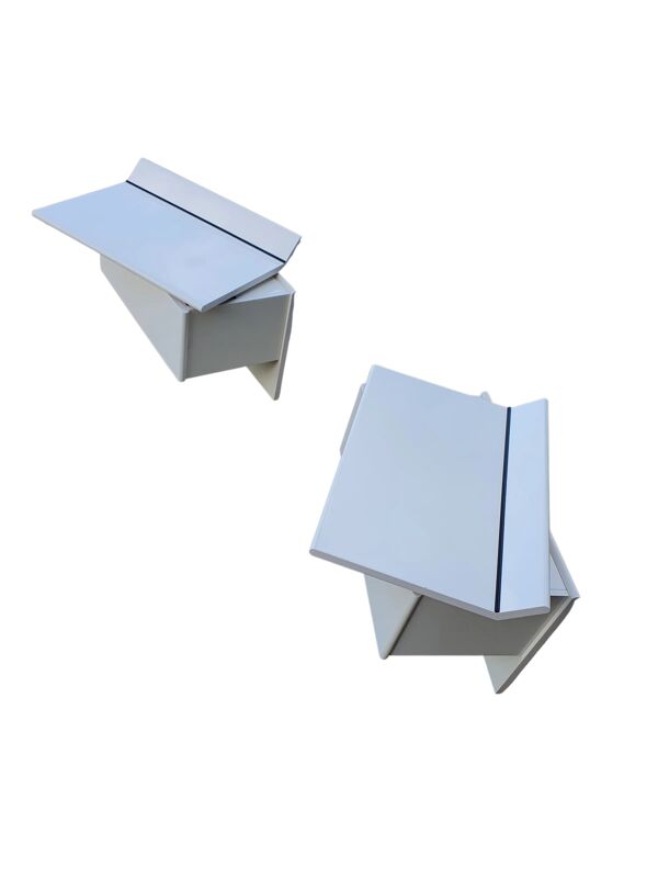 2 tables de chevet / tables de nuit B&B Italia