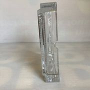 Large crystal ashtray and pocket tray.