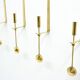 Set of 4 Swedish wall candlesticks by Pierre Forssell for Skultuna