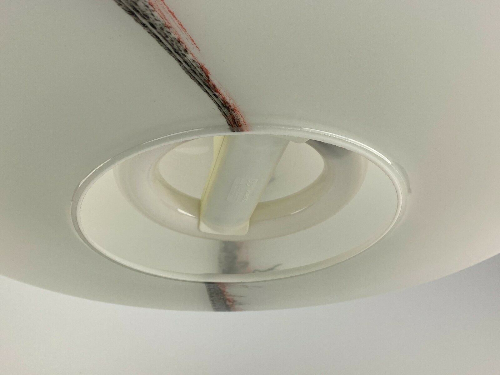 60s 70s Peill & Putzler hanging lamp ceiling lamp glass space design lamp