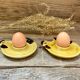 2 coquetiers « poule » vintage