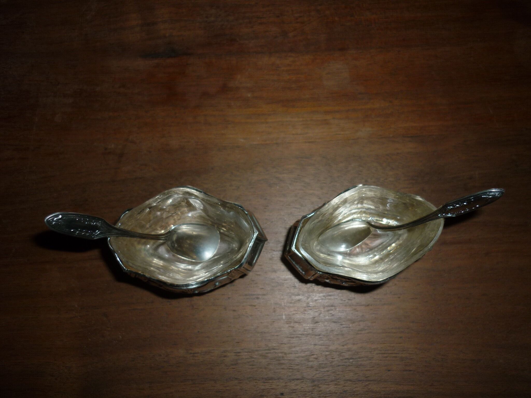 Pair of solid silver filers