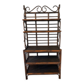 Rattan shelf