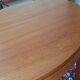 Table ronde extensible scandinave teck vintage