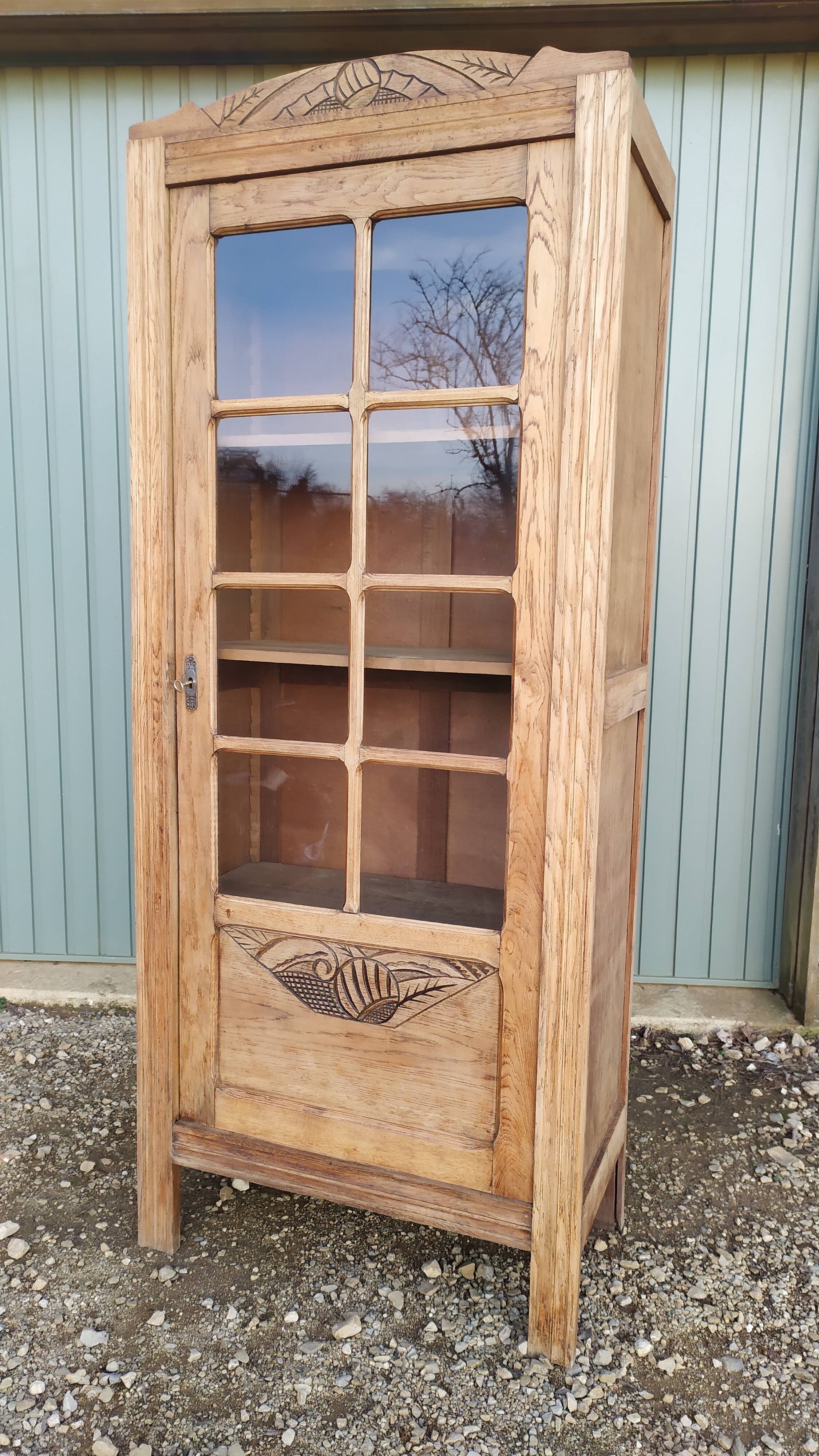 Parisian art deco wardrobe glazed