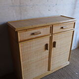 Commode en rotin