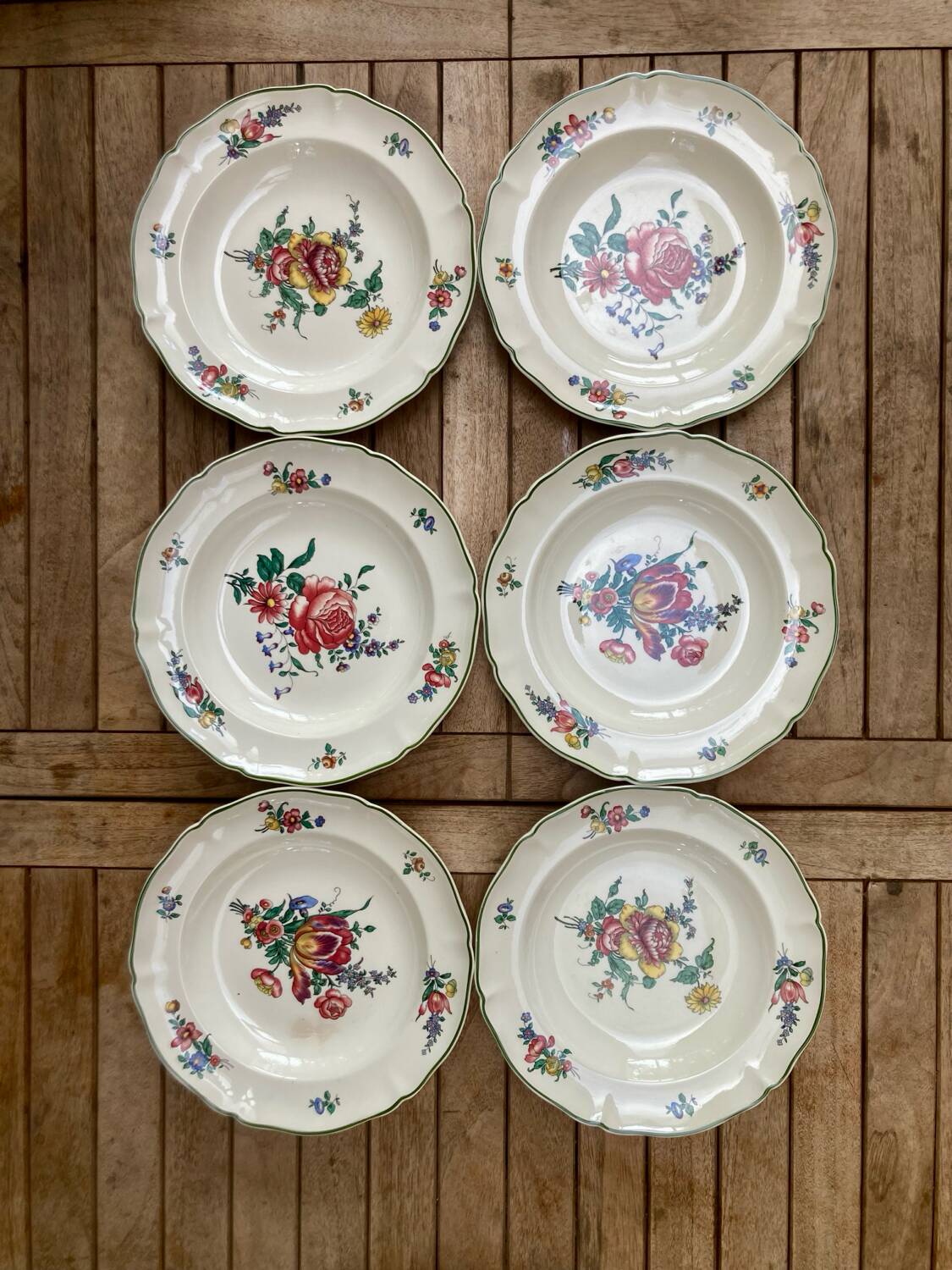 6 assiettes creuses Villeroy&Boch « Alt Strasburg »