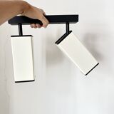 Vintage 1980s Wall or Ceiling Lamp with Two Adjustable Parallelepiped Light