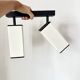 Vintage 1980s Wall or Ceiling Lamp with Two Adjustable Parallelepiped Light