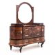 Coiffeuse - Commode Art Déco, Italie, années 1920. Après rénovation.