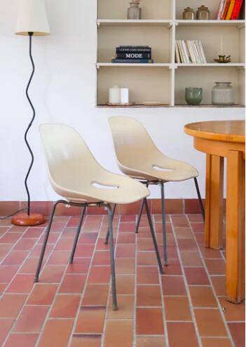 4 chrome chairs made in Italy 80's