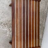 Table basse moderniste bois lamellé, 1970